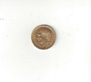 1945 Mexico Dos Y Medio Pesos (2 1/2 Pesos) Gold Coin