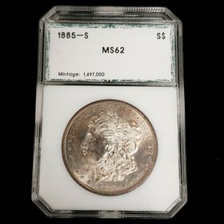 1885 S Us Morgan Silver $1 One Dollar Pci Key Date Collector Coin Ix0007