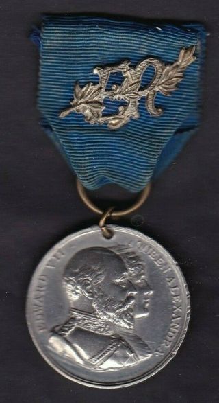 1902 King Edward Vii Coronation Medal With Ribbon