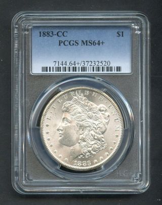 1883 - Cc Pcgs Ms64,  Morgan Silver Dollar $1