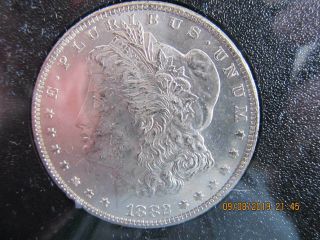 1882 - Cc U.  S.  Morgan Silver $1 Dollar Coin Gsa Uncirculated With &