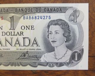 Canada 1973 One $1 Dollar Bill Uncirculated UNC Canadian Banknote BAB6824275 4