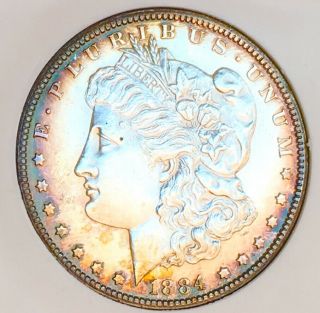 1884 Cc Morgan Dollar Solid Gem Bu,  Rare Cc Wow Impossible Find Nr 09620