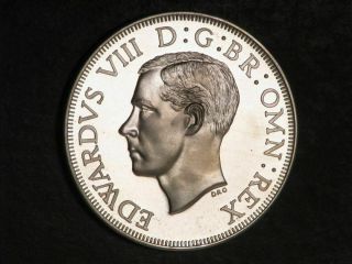 Southern Rhodesia 1937 5 Shillings Edward Viii Silver Crown Proof