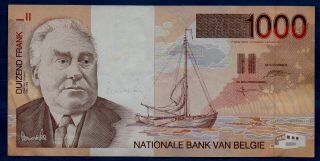 Belgium Banknote 1000 Francs 1997 Xf