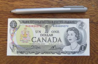 Canada 1973 One $1 Dollar Bill Uncirculated Unc Canadian Banknote Bab6824272