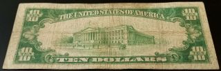 1929 $10 National Currency from The Mellon National Bank of Pittsburgh,  PA 3