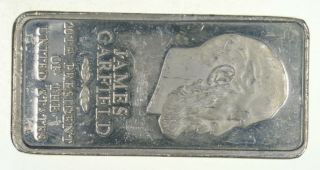 James Garfield - Sterling Silver Bar -.  925 - 163.  3g - Limited Edition 134