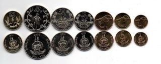Vanuatu - Set 7 Coins 1 2 5 10 20 50 100 Vatu 2002 - 2009 Unc Lemberg - Zp