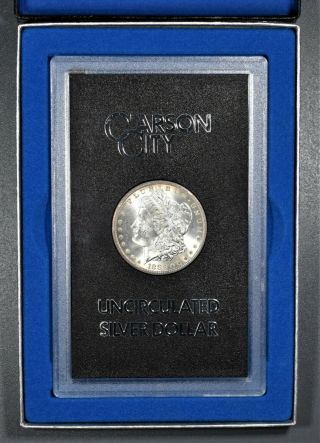 1883 - Cc Uncirculated Morgan Silver Dollar,  From Gsa Hoard,  Lr46