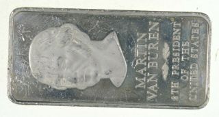 Martin Van Buren - Sterling Silver Bar -.  925 - 163.  5g - Limited Edition 212