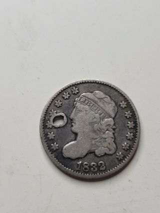 1832 Capped Bust Half Dime (with Hole)