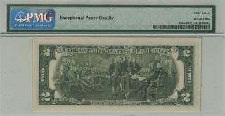 1976 $2 Federal Reserve Note York Fr.  1935 - B BB Block PMG CU 67 EPQ GEM UNC 2