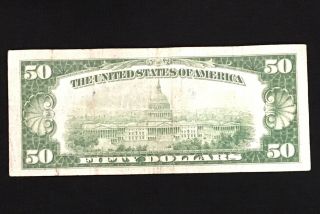 1928 A $50 Federal Reserve Note St.  Louis Missouri 4