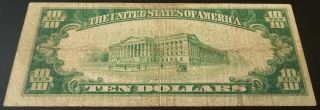 1929 $10 National Currency from The Bay State National Bank of Lawrence,  MA 3