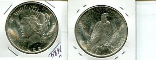 1922 P Peace Silver Dollar Choice Bu 3896m
