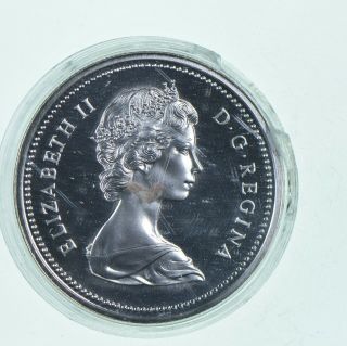 1974 Canada Silver Dollar Coin.  500 Silver 50 132