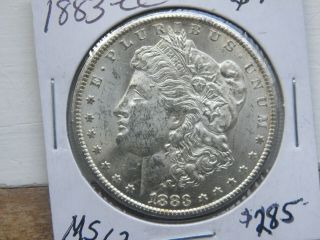 1883 - Cc Carson City Morgan Silver Dollar