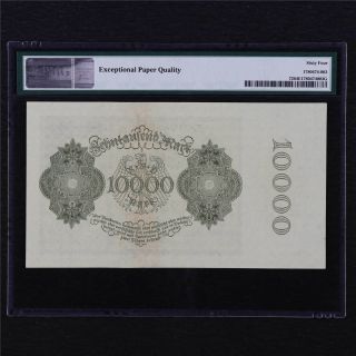 1922 Germany Reichsbanknote 10000 Mark Pick 72 PMG 64 EPQ Choice UNC 2