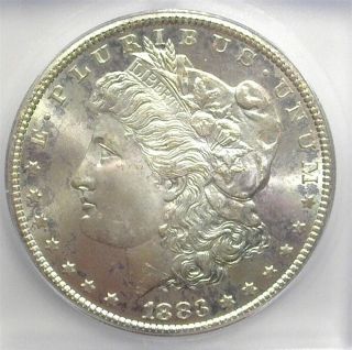 1883 - Cc Morgan Silver Dollar Icg Ms65 Valued At $475