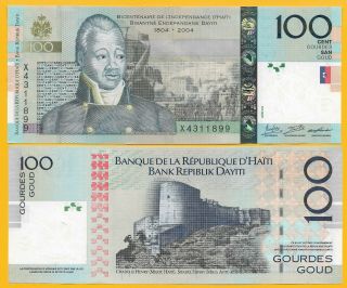 Haiti 100 Gourdes P - 275f 2016 Unc Banknote