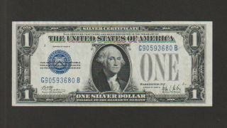 United States Silver Certificate 1 Dollar Banknote,  Series 1928,  Uncirculated Cond
