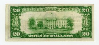 1929 Fr.  1870 - L $20 U.  S.  (San Francisco,  California) Federal Reserve Bank Note 2