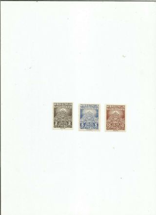 Albania Revenue Stamp,  Taxe Gjendje Civile.  3 Value,  3 Stamps,  Mnh.  Years 1928 - 1939