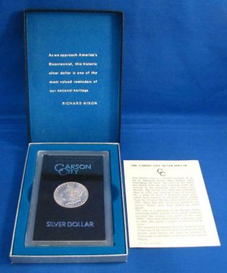 1883 Cc $1 Carson City Gsa Morgan Silver Dollar - Key Date W/ Box &