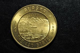Alaska The 49th State Good For One Dollar In Trade Token Cc327xxx