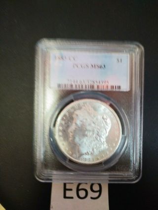 1883 Cc Morgan Silver Dollar Pcgs Great Collectors Item Or Investment E69