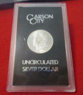 1883 - Cc Uncirculated Gsa Hoard Morgan Silver Dollar.  Carson City Gem Mf - 2835