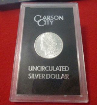 1884 - Cc Uncirculated Gsa Hoard Morgan Silver Dollar.  Carson City Gem Mf - 2834
