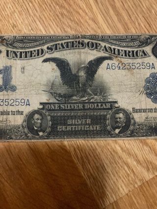 $1 1899 :: BLACK EAGLE ::: Silver Certificate Awesome History 4