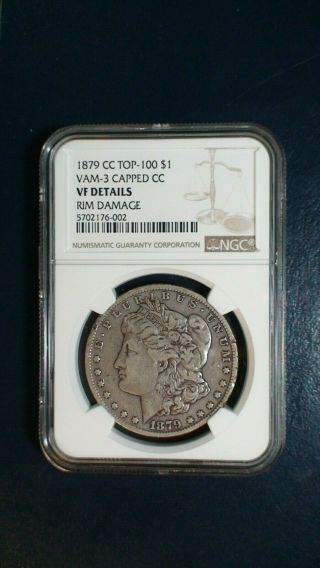 1879 Cc Morgan Silver Dollar Ngc Vf Carson City $1 Coin Priced To Sell Now