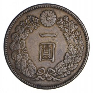 1912 Japan 1 Yen - 27 Grams - World Silver Coin 577 2