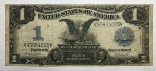 1899 $1 Black Eagle Silver Certificates Circulated