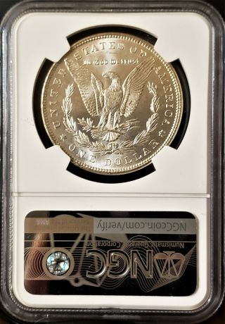 1887 SILVER MORGAN DOLLAR York Bank Hoard From U.  S.  Treasury Bag $1 NGC MS66 4