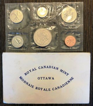 1971 Canada 6 Coin Proof Like Set - British Columbia - Envelope And Incl.