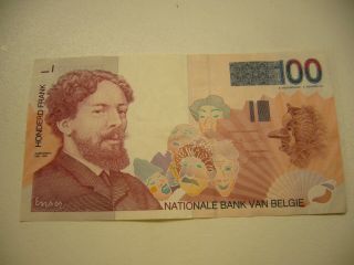 Belgium 100 Francs Banknote
