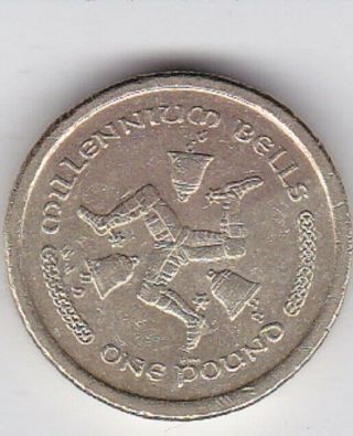 Isle Of Man 2000 One Pound Coin Look