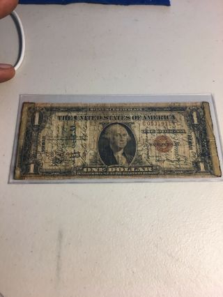 2 1935 A Series One Dollar Silver Certificate $1 Note 