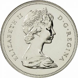 [ 472972] Coin,  Canada,  Elizabeth Ii,  50 Cents,  1975,  Royal Canadian
