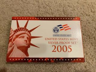 2005 United States Silver Proof Set W/coa