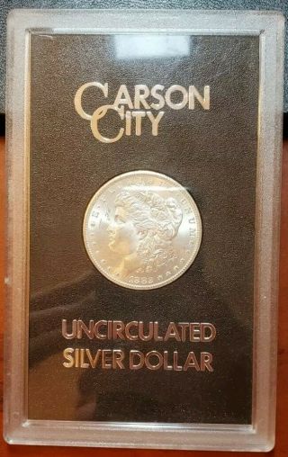 1882 Cc Gsa Bu Unc,  Blast White Gem Incredible Morgan Silver Dollar