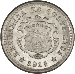 Costa Rica 1914 5 Centimos Bu
