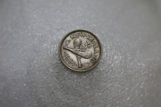 Zealand 3 Pence 1934 Silver Lovely Toning A70 K8304