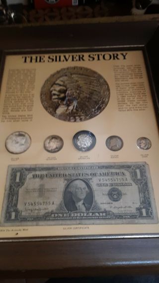 1974 The Silver Story - Framed Kennedy