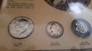 1974 The Silver Story - Framed Kennedy 3