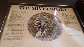 1974 The Silver Story - Framed Kennedy 5